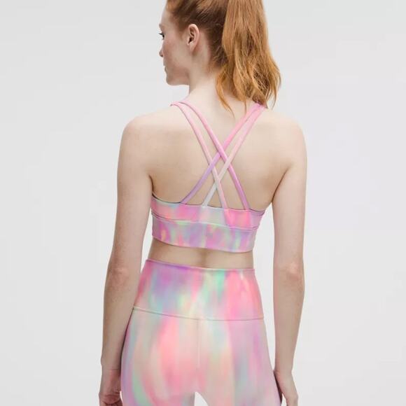 Lululemon Energy Longline Bra Wash size 6 Psychedelic Wash PSYM - Picture 2 of 6